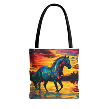 Colorful Modern Horse Tote Bag