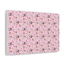 Sewing Elements Pink - Canvas Gallery Wraps