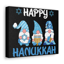 Happy Hanukkah Gnomes - Canvas Gallery Wraps