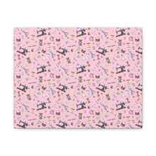 Sewing Elements Pink - Canvas Gallery Wraps