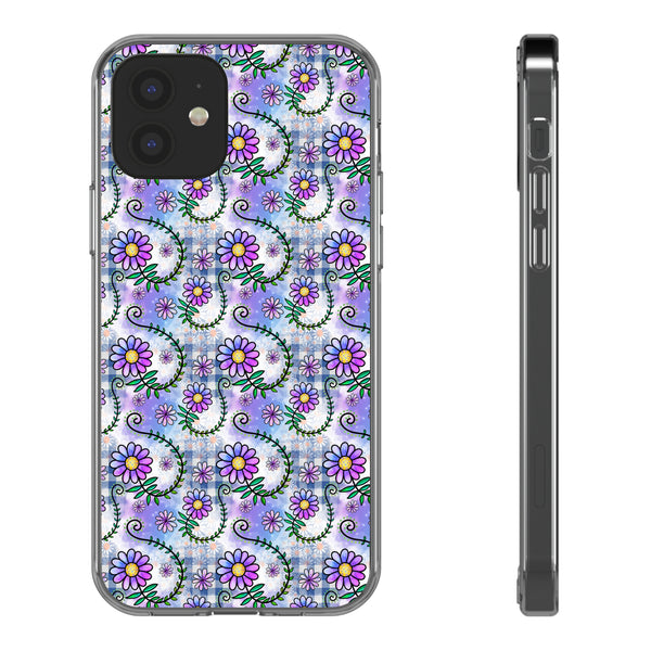 Floral Collage Pattern 2 - Clear Cases