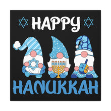 Happy Hanukkah Gnomes - Canvas Gallery Wraps