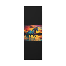 Colorful Modern Horse - Canvas Gallery Wraps - Black