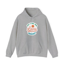 Just A Girl Crochet Unisex Heavy Blend™ Hooded Sweatshirt