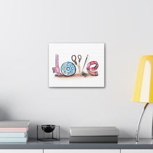 Sewing Love - Canvas Gallery Wraps