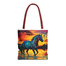 Colorful Modern Horse Tote Bag