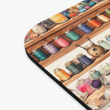 Watercolor Sewing Supplies 4 Mouse Pad (Rectangle)