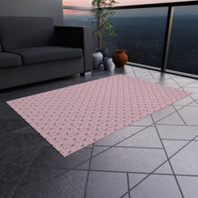 Sewing Elements Pink Outdoor Rug