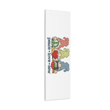 Peace, Love, Sew Gnomes - Canvas Gallery Wraps - White