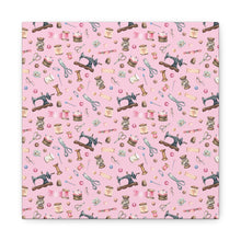 Sewing Elements Pink - Canvas Gallery Wraps