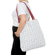 Outlined Sewing Elements Tote Bag