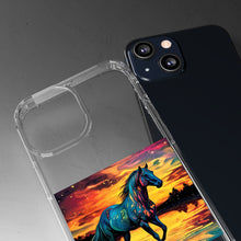 Colorful Modern Horse - Clear Cases