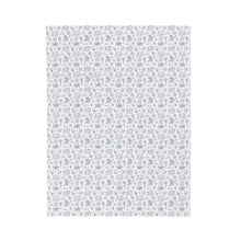 Outlined Sewing Elements Velveteen Plush Blanket