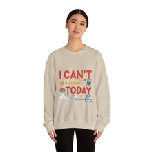 I Can't I'm Quilting Unisex Heavy Blend™ Crewneck Sweatshirt