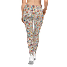 Watercolor Sewing Supplies 1 Casual Leggings