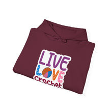 Live Love Crochet Unisex Heavy Blend™ Hooded Sweatshirt