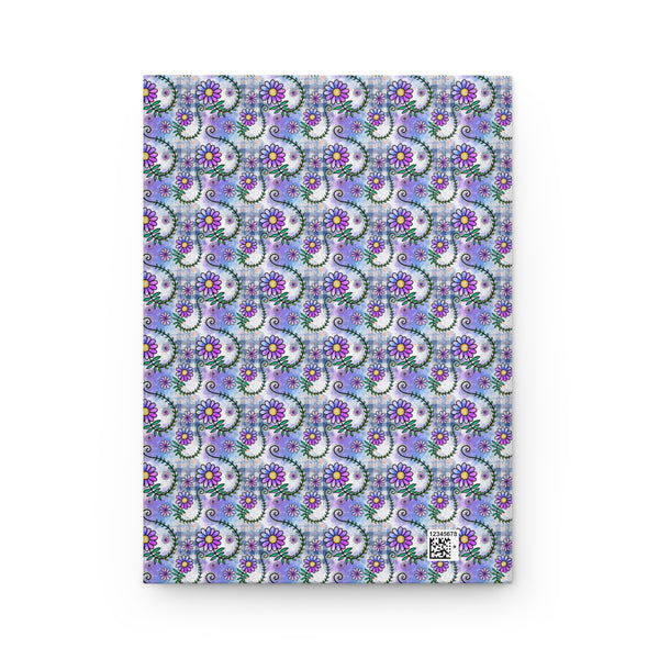 Floral Collage Pattern 2 Hardcover Journal Matte