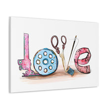 Sewing Love - Canvas Gallery Wraps