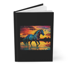 Colorful Modern Horse Hardcover Journal Matte