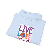 Live Love Crochet Unisex Heavy Blend™ Hooded Sweatshirt