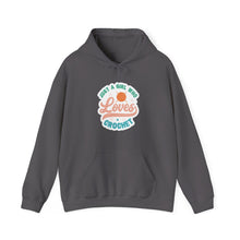 Just A Girl Crochet Unisex Heavy Blend™ Hooded Sweatshirt