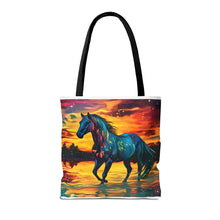 Colorful Modern Horse Tote Bag