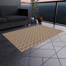 Watercolor Sewing Supplies 2 Outdoor Rug