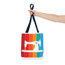 Retro Sewing Machine Tote Bag