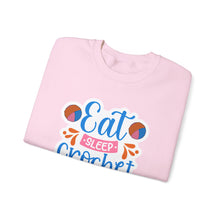 Eat Sleep Crochet Repeat Unisex Heavy Blend™ Crewneck Sweatshirt