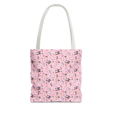 Sewing Elements Pink Tote Bag