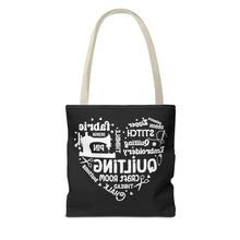 Quilting Word Cloud Tote Bag