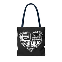 Quilting Word Cloud Tote Bag