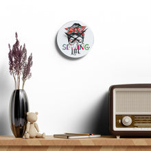 Sewing Life 1 Acrylic Wall Clock