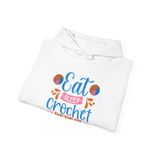 Eat Sleep Crochet Repeat Unisex Heavy Blend™ Hooded Sweatshirt