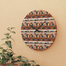 Watercolor Sewing Supplies 4 Acrylic Wall Clock