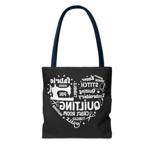 Quilting Word Cloud Tote Bag