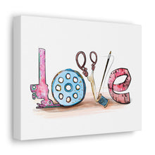 Sewing Love - Canvas Gallery Wraps