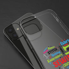 Colorful Sewing Word Cloud - Clear Cases