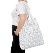 Outlined Sewing Elements Tote Bag