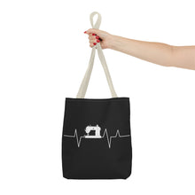 Sewing Machine Heart Beat Sewing Tote Bag