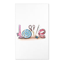 Sewing Love Area Rugs - White