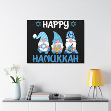 Happy Hanukkah Gnomes - Canvas Gallery Wraps