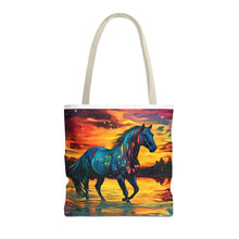 Colorful Modern Horse Tote Bag