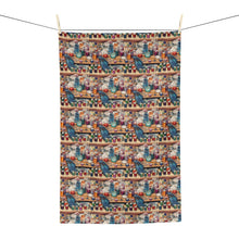Watercolor Sewing Supplies 3 Microfiber Tea Towel