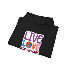Live Love Crochet Unisex Heavy Blend™ Hooded Sweatshirt