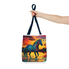 Colorful Modern Horse Tote Bag