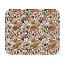 Watercolor Sewing Supplies 8 Mouse Pad (Rectangle)