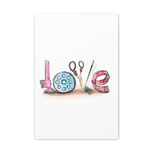 Sewing Love - Canvas Gallery Wraps