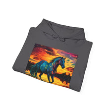 Colorful Modern Horse Unisex Heavy Blend™ Hooded Sweatshirt