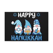 Happy Hanukkah Gnomes - Canvas Gallery Wraps